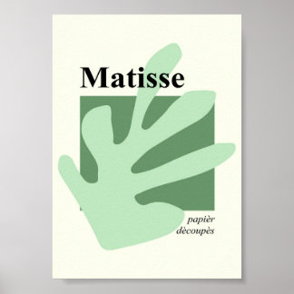 Matisse geïnspireerd vorm Poster