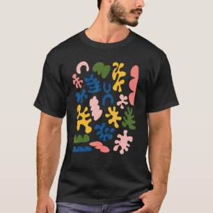 Matisse geïnspireerde organische vormen t-shirt
