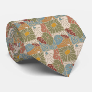 Matisse Groovy bloemmotief Art Nouveau jaren 70 Bo Stropdas