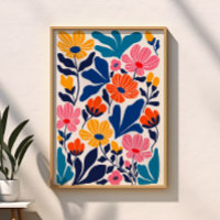 Matisse inspireerde Abstracte hedendaagse bloemen
