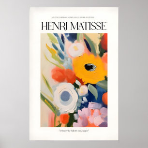 Matisse Kunstprints - Abstracte Bloemen Poster