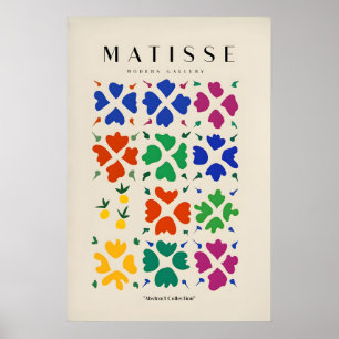 Matisse Kunstprints - Abstracte Bloemengridposter Poster