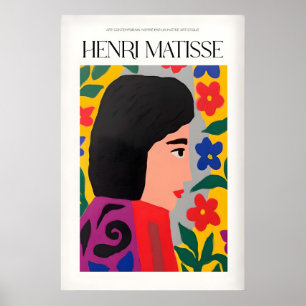 Matisse Kunstprints - Bloemige Vrouw Poster