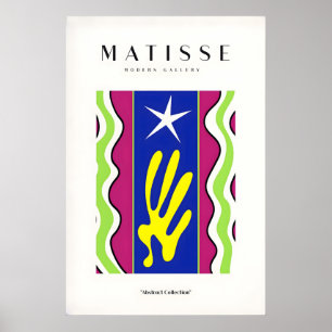 Matisse Kunstprints - Jazz Abstracte Ster Handgolv Poster