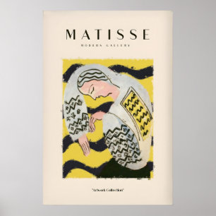 Matisse Kunstprints - Rustende Vrouw met Patroon Poster