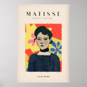 Matisse Kunstprints - Vrouw Portret Abstract Poster