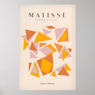 Matisse Kunstprints - Warme Toon Geometrische Drie Poster