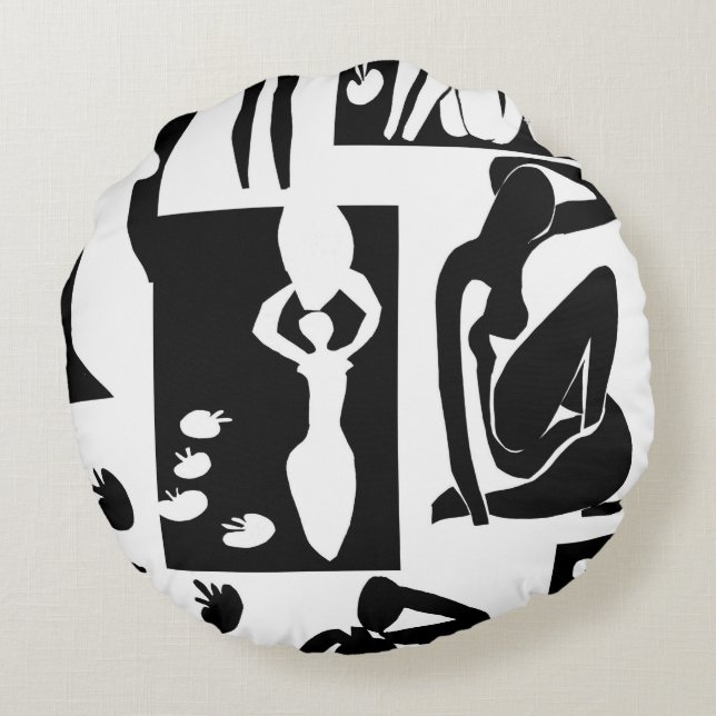 Matisse Naakten Rond Kussen (Achterkant)