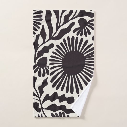 Matisse noir et blanc (Serviette à main)