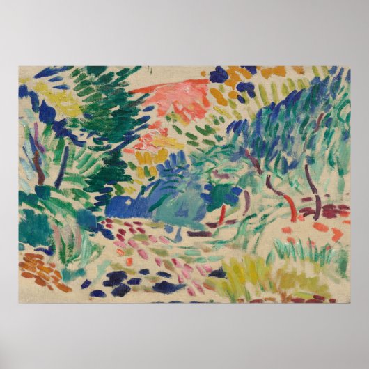 Matisse ontracte landschapswandkunst poster (Voorkant)
