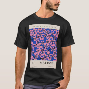 Matisse papiermachines ontkoppelen roze bloem Klas T-shirt