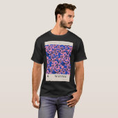 Matisse papiermachines ontkoppelen roze bloem Klas T-shirt (Voorkant volledig)