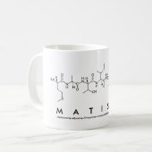 Matisse peptide nom mug (Devant gauche)