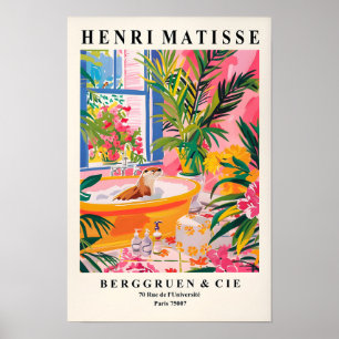Matisse Poster, Cute Otter Poster, Maximalistische Poster