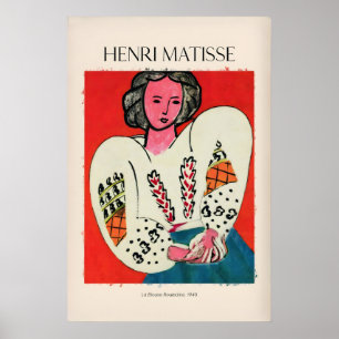 Matisse Poster - La Blouse Roumaine940 Bekende Kun
