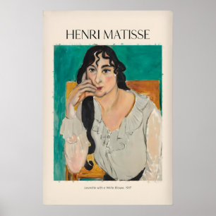 Matisse Poster - Laurette met een witte blouse917
