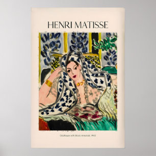 Matisse Poster - Odalisque met Zwarte Armstoel942