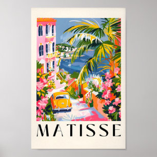 Matisse Print, Coastal Town Poster, Roze strand De Poster