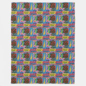 Matisse stijl Colorful Squares Fleece Deken (Voorkant)