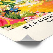 Matisse Style Tropical Forest Poster, Roze Maximal Poster (Hoek)