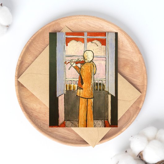 Matisse, Violinist bij het Briefkaart voor de fijn