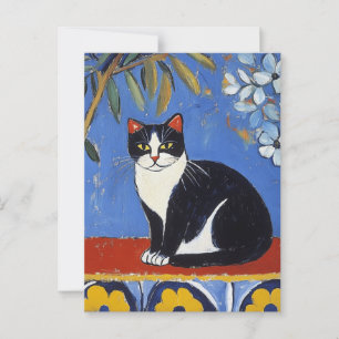 Matisse Zwarte Kat  Briefkaart