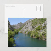 Matka Canyon, Noord-Macedonië Briefkaart (Voorkant / Achterkant)