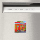 Matlacha Florida Shoe Gallery Boutique Magnet (In Situ (Lave-vaisselle))