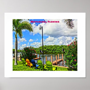 Matlacha Pine Island Florida Printable Art Poster