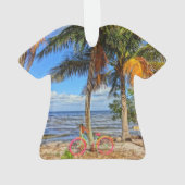 Matlacha Pine Island Tropisch Ornament (achterkant)