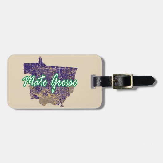 Mato Grosso Bagagelabel (Voorkant horizontaal)