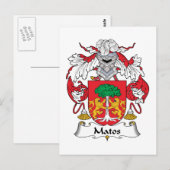 Matos Family Crest Briefkaart (Voorkant / Achterkant)