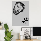 Matoub Lounès Poster (Thuiskantoor)