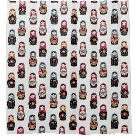 Matreshka Douche rideau (Devant)