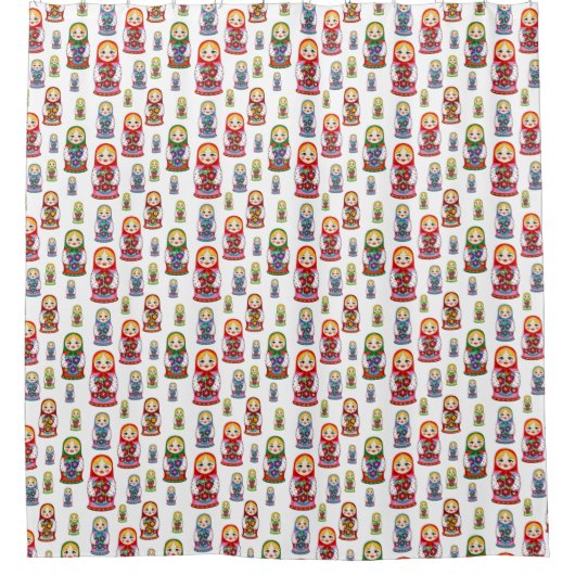 Matreshka Douchegordijn (Voorkant)
