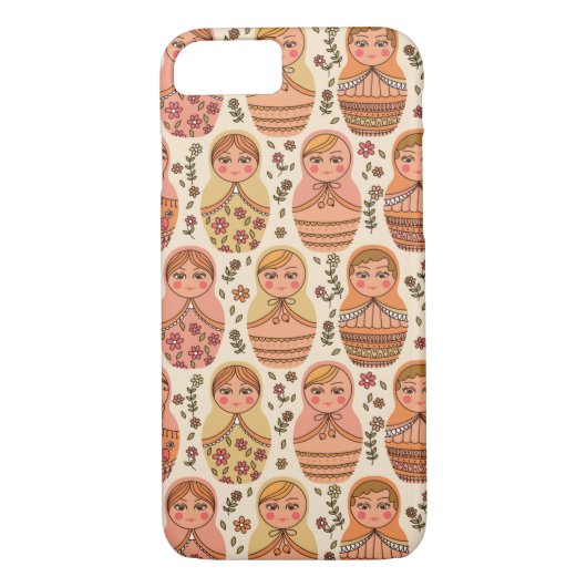 Matreshka Hoesje-Mate iPhone Case (Achterkant)