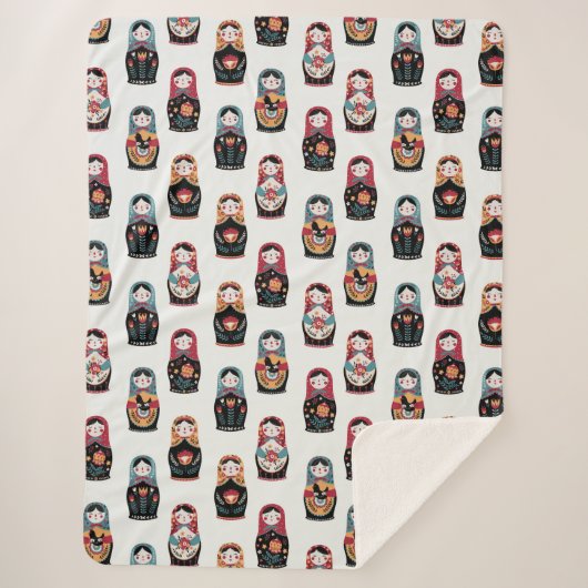 Matreshka Sherpa Blanket Sherpa Deken (Voorkant)