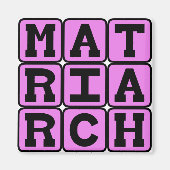 Matriarch, moeder van het gezin magneet (Voorkant)