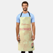 Matriarch van gepersonaliseerde Rozen Schort (Gedragen)