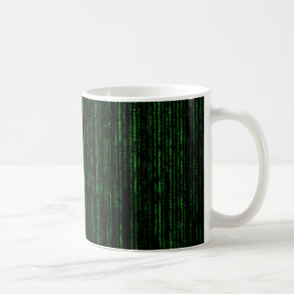 Matrice Code binaire 325 ml Mug blanc classique