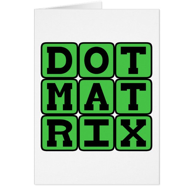 Matrice de points, réseau à motifs (Devant)