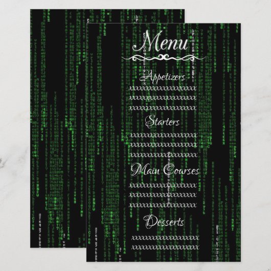 Matrix-code (Voorkant / Achterkant)