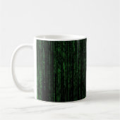 Matrix-code | De matrix | Zwart-groen Koffiemok (Links)