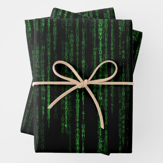 Matrix-code Inpakpapier Vel (In situ)