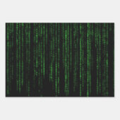 Matrix-code Inpakpapier Vel (Voorkant)