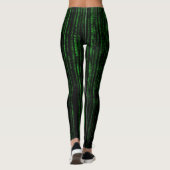 Matrix-code Leggings (Achterkant)