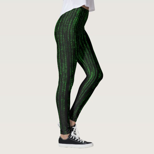 Matrix-code Leggings (Rechts)