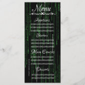 Matrix-code Menu (Voorkant)