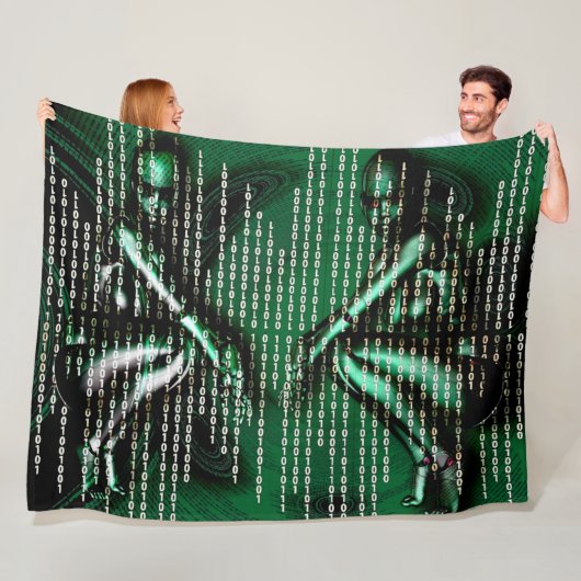 MATRIX MENSEN FLEECE DEKEN (In situ)