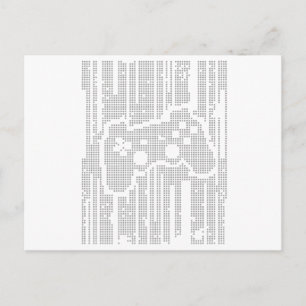 Matrix Pad - Controller gamer Video Games Gaming Briefkaart